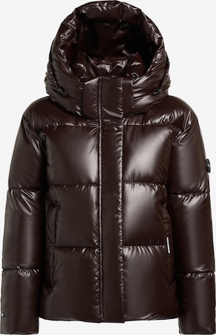 khujo Зимно яке 'Devina2 Shiny' в кафяво: отпред