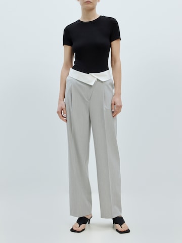EDITED Loose fit Pleated Pants 'Martine' in Grey