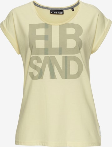 Elbsand T-Shirt in Gelb: Vorderseite