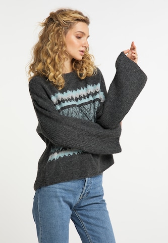 usha FESTIVAL Sweater in Grey: front