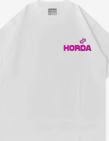 T-Shirt 'T-Shirt Boxy Fit Bianca CULTURE 100% Cotone Made in Italy' Horda en blanc : devant