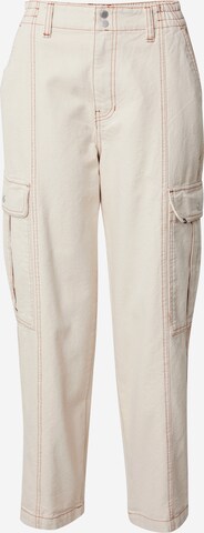 Loosefit Pantalon cargo 'SIDEWALK MUSIC ACADEMY' VANS en beige : devant