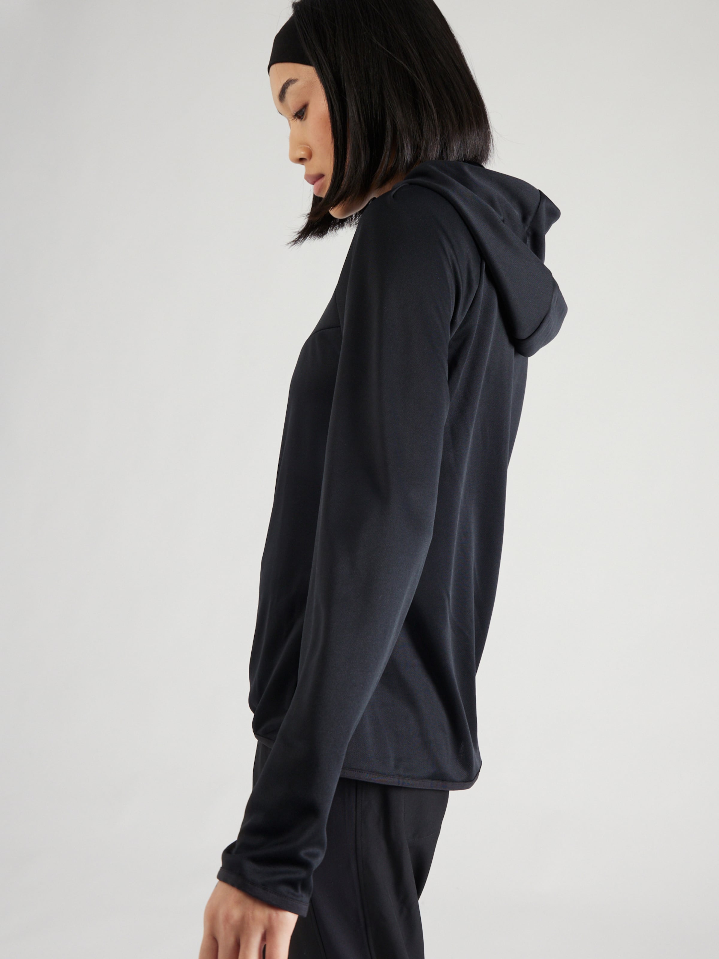 BIDI BADU Athletic Zip Up Hoodie in Black ABOUT YOU