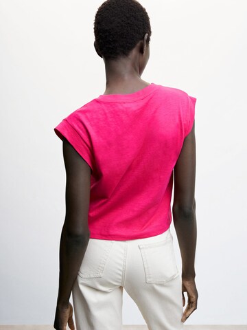 MANGO T-Shirt 'AROA' in Pink