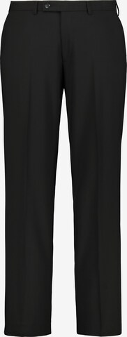 Regular Pantalon à plis JP1880 en noir : devant