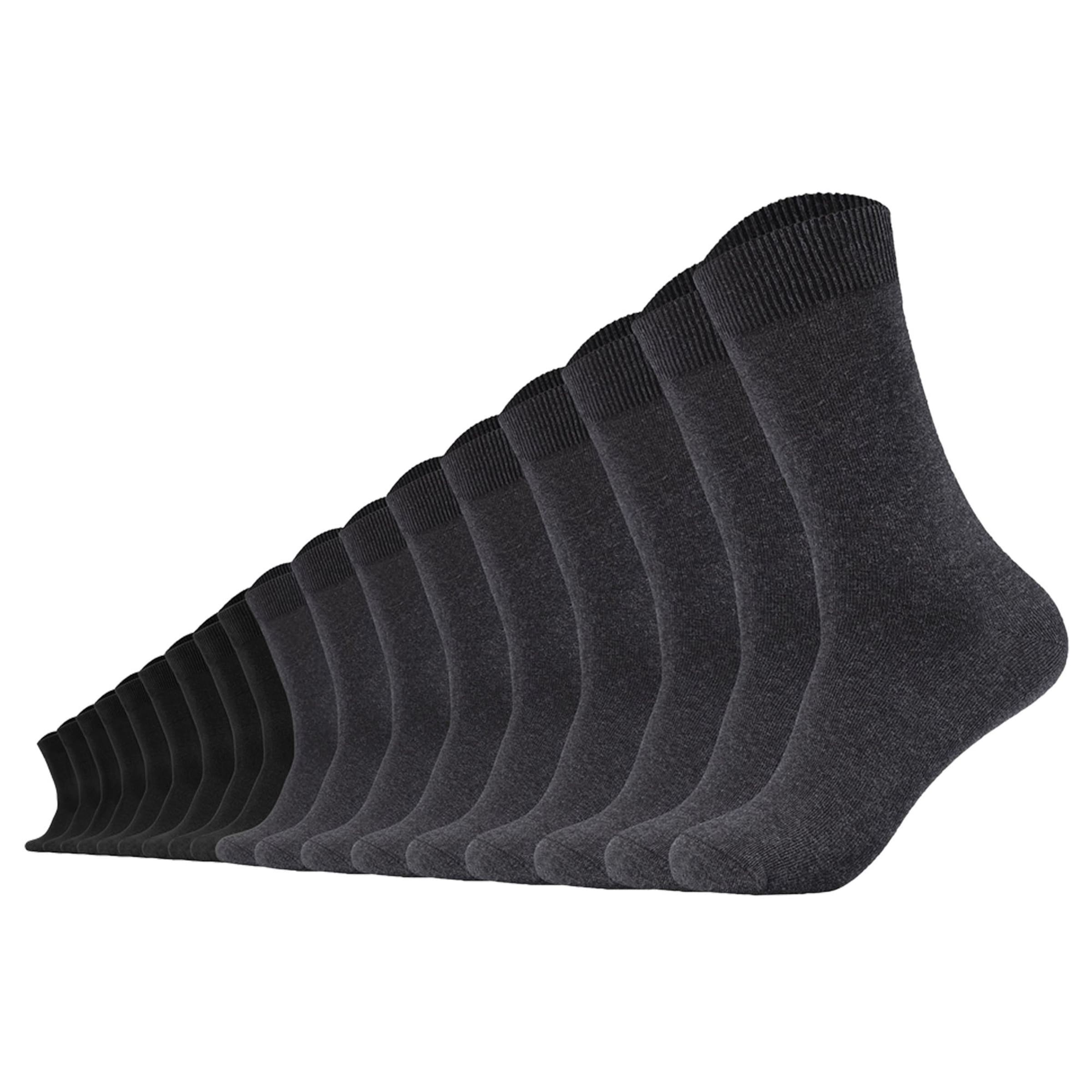 camano Socken in Grau: Vorderseite