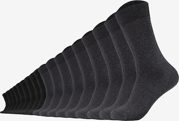 camano Socken in Grau: Vorderseite