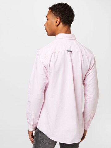 Coupe regular Chemise Tommy Remixed en rose