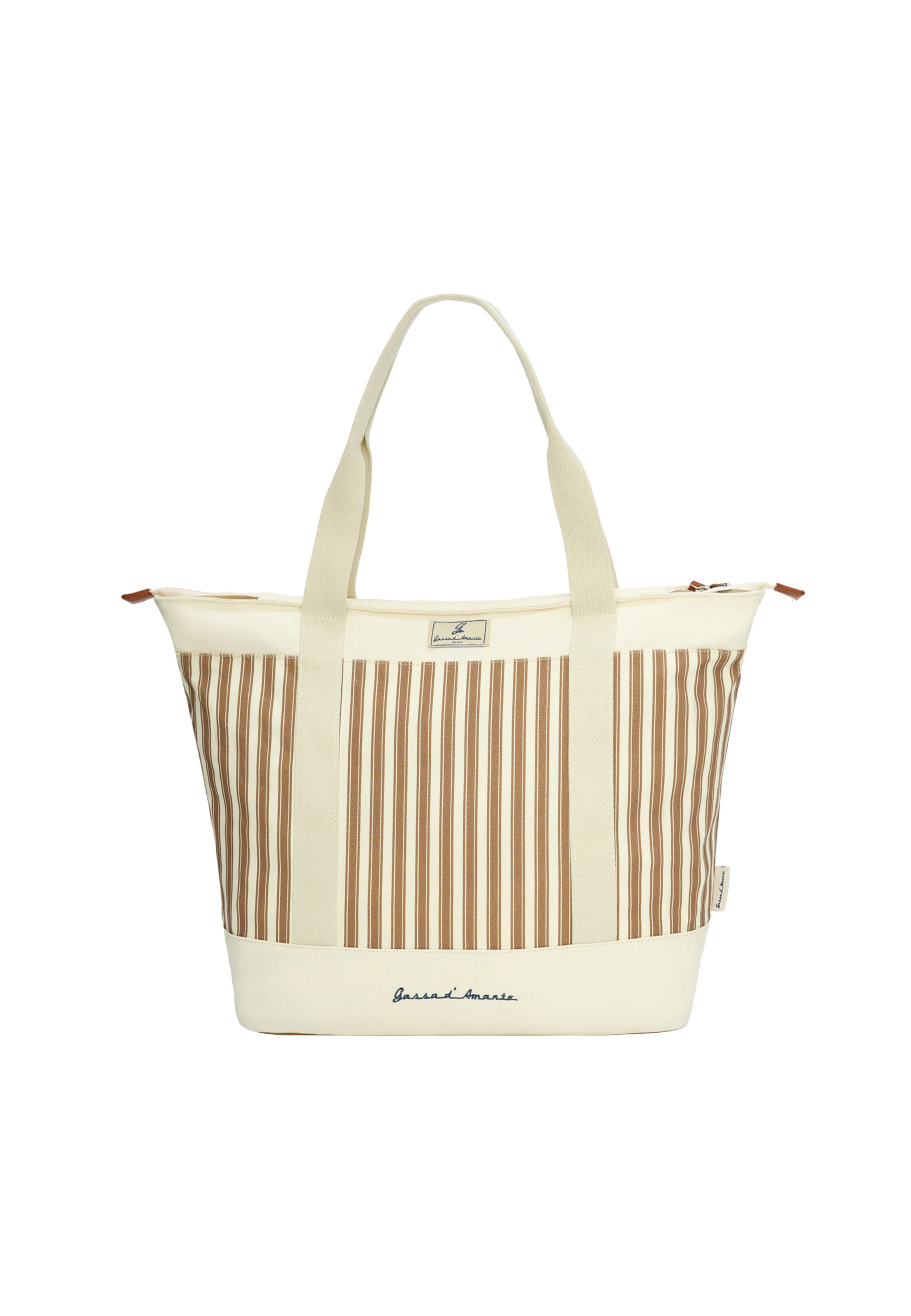 Gassa d'Amante Shopper 'Vieste' in Brown: front