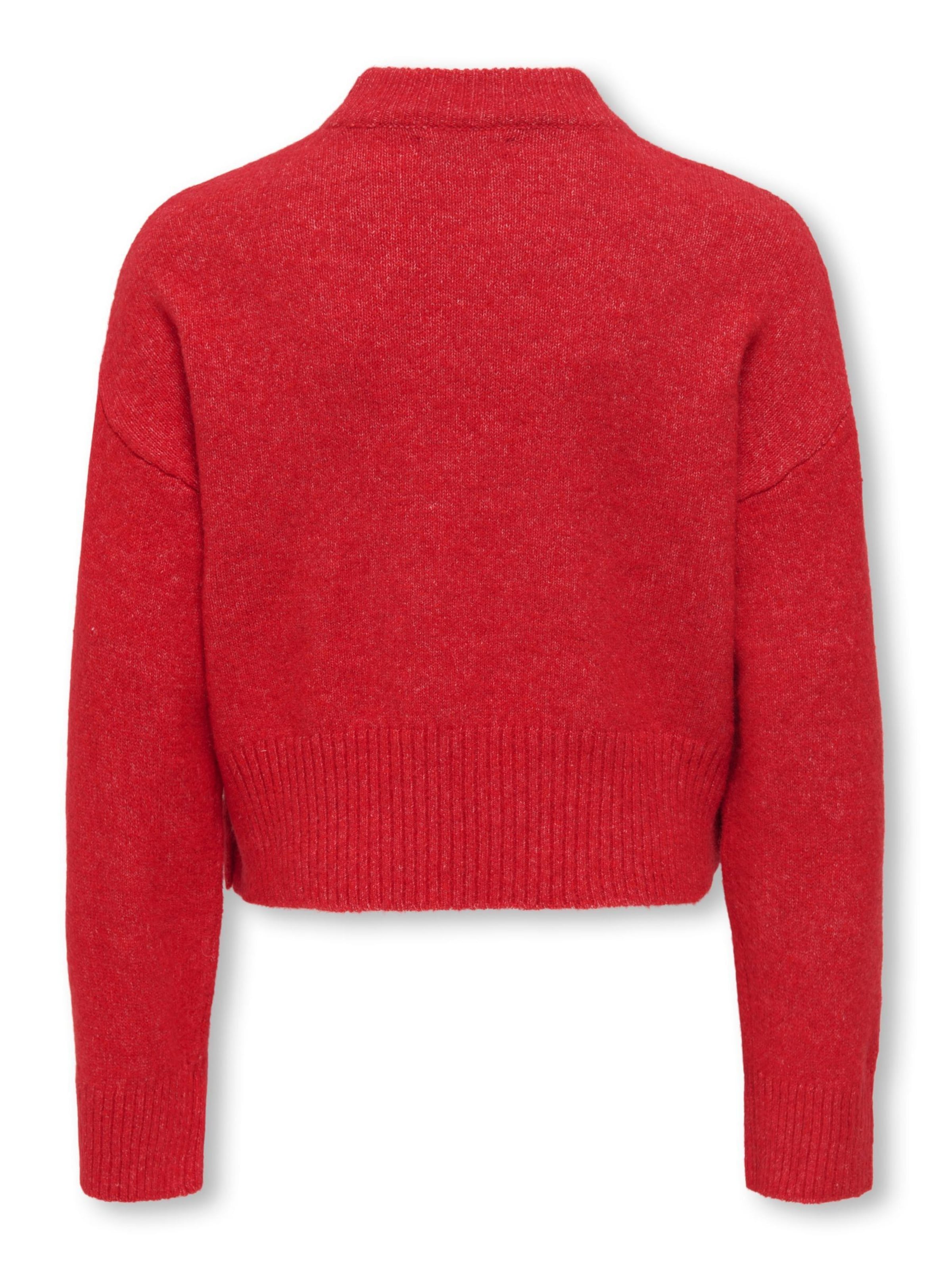 Pullover 'KOGRENE' di ONLY GIRLS in rosso