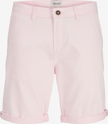 JACK & JONES Chino Pants 'JJIBOWIE' in Pink: front