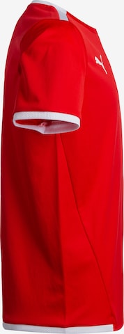 PUMA Toiminnallinen paita 'TeamLiga' värissä punainen