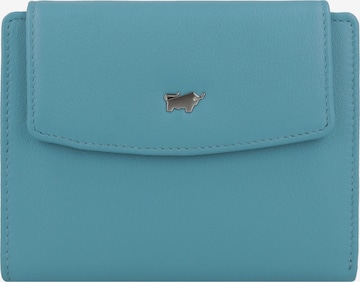 Braun Büffel Wallet 'Joy' in Blue: front