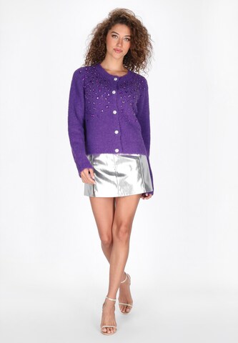 faina - Cárdigan en lila