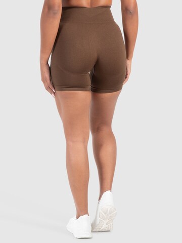 Smilodox Skinny Sportbroek 'Temmy' in Bruin