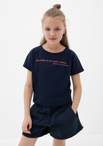 s.Oliver T-Shirt in Blau: Vorderseite