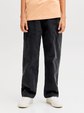 Jack & Jones Junior - Pierna ancha Pantalón 'JPSTAlex' en negro: frente