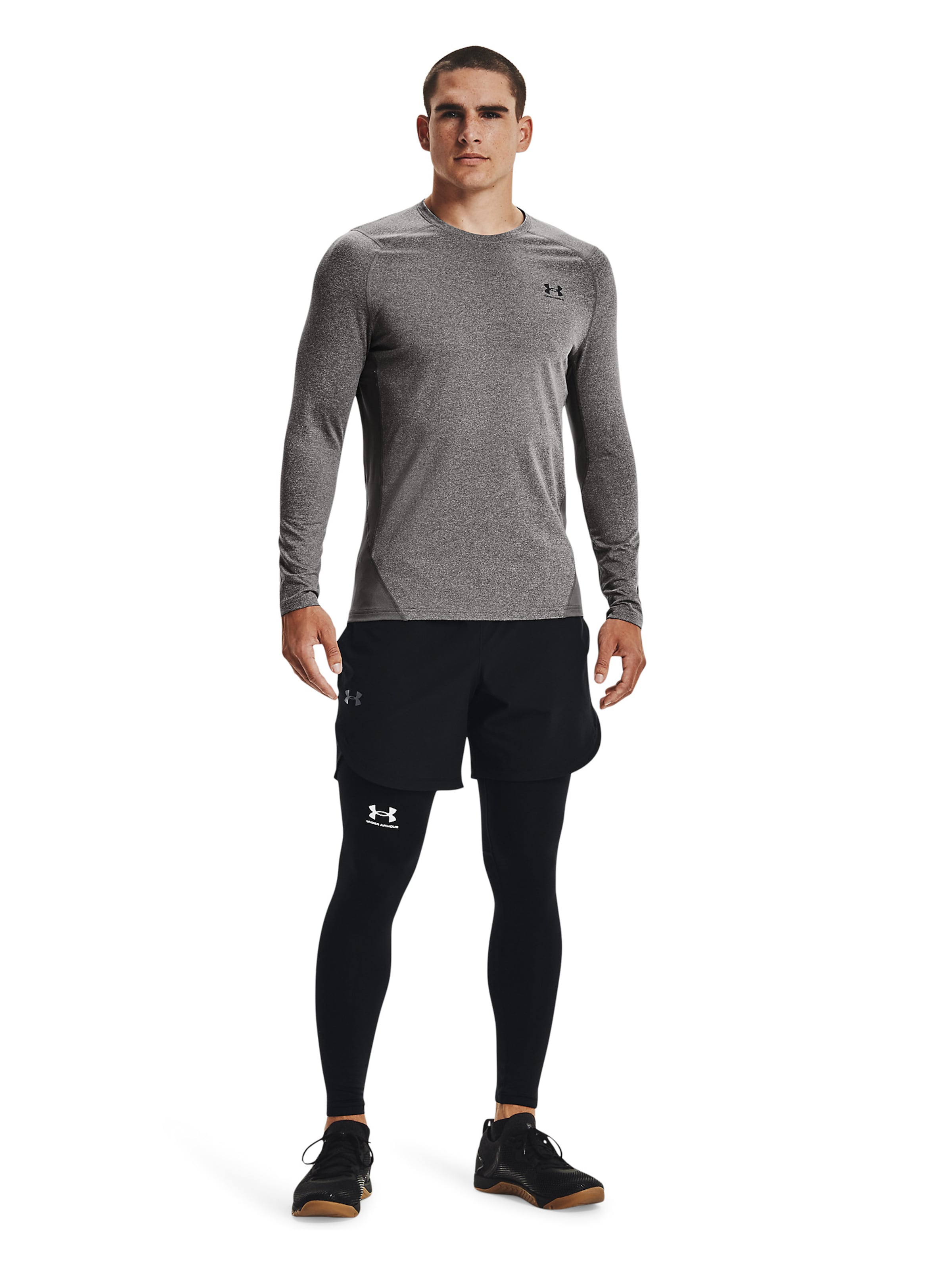 UNDER ARMOUR Funktionsshirt in Grau: Vorderseite