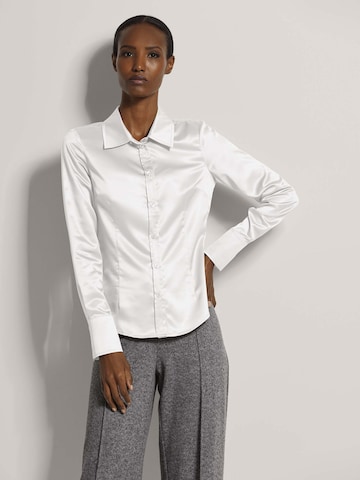 Chemisier MADELEINE en blanc : devant