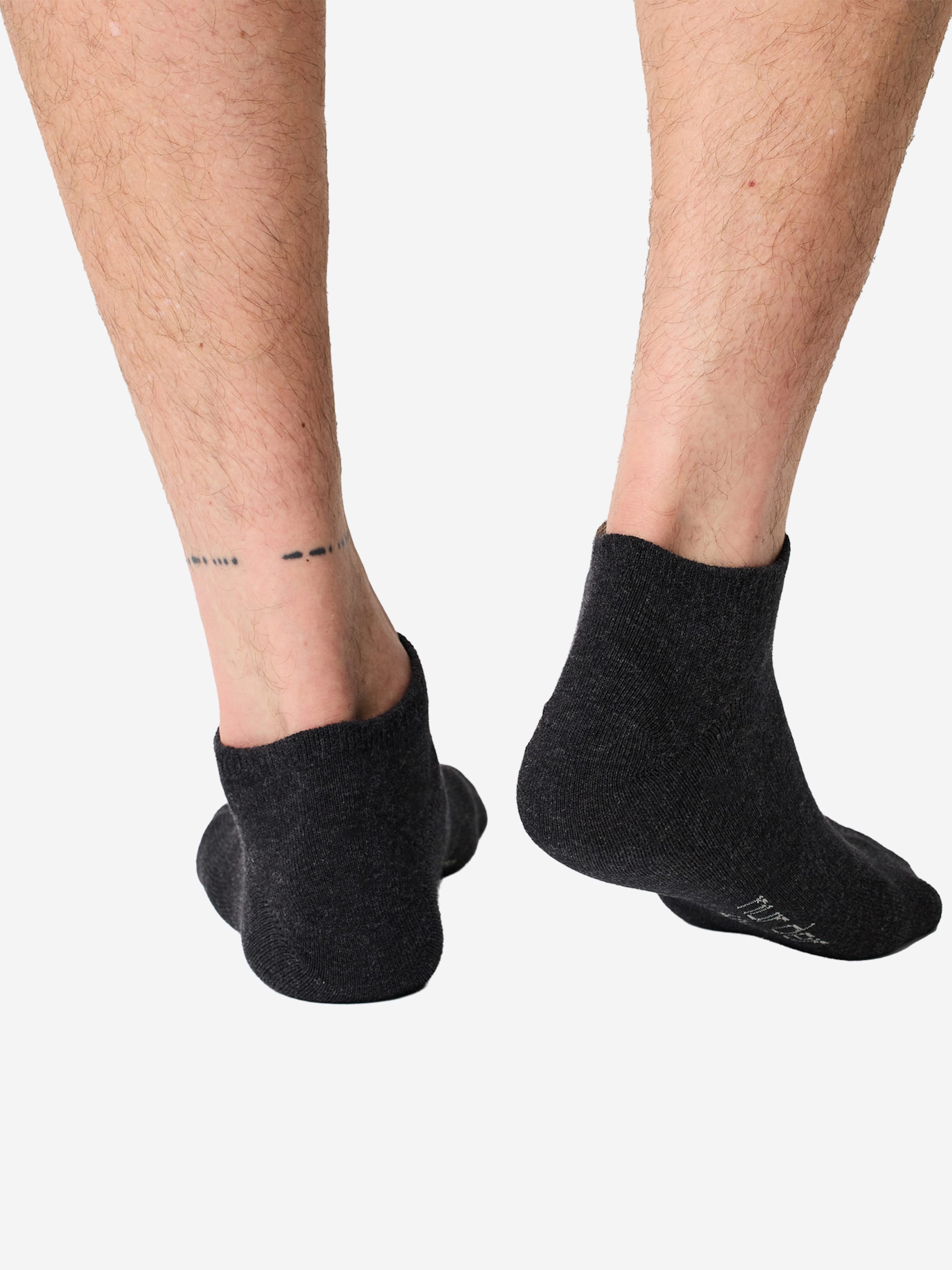 Nur Die Socks ' Baumwolle Basic Unifarben ' in Grey