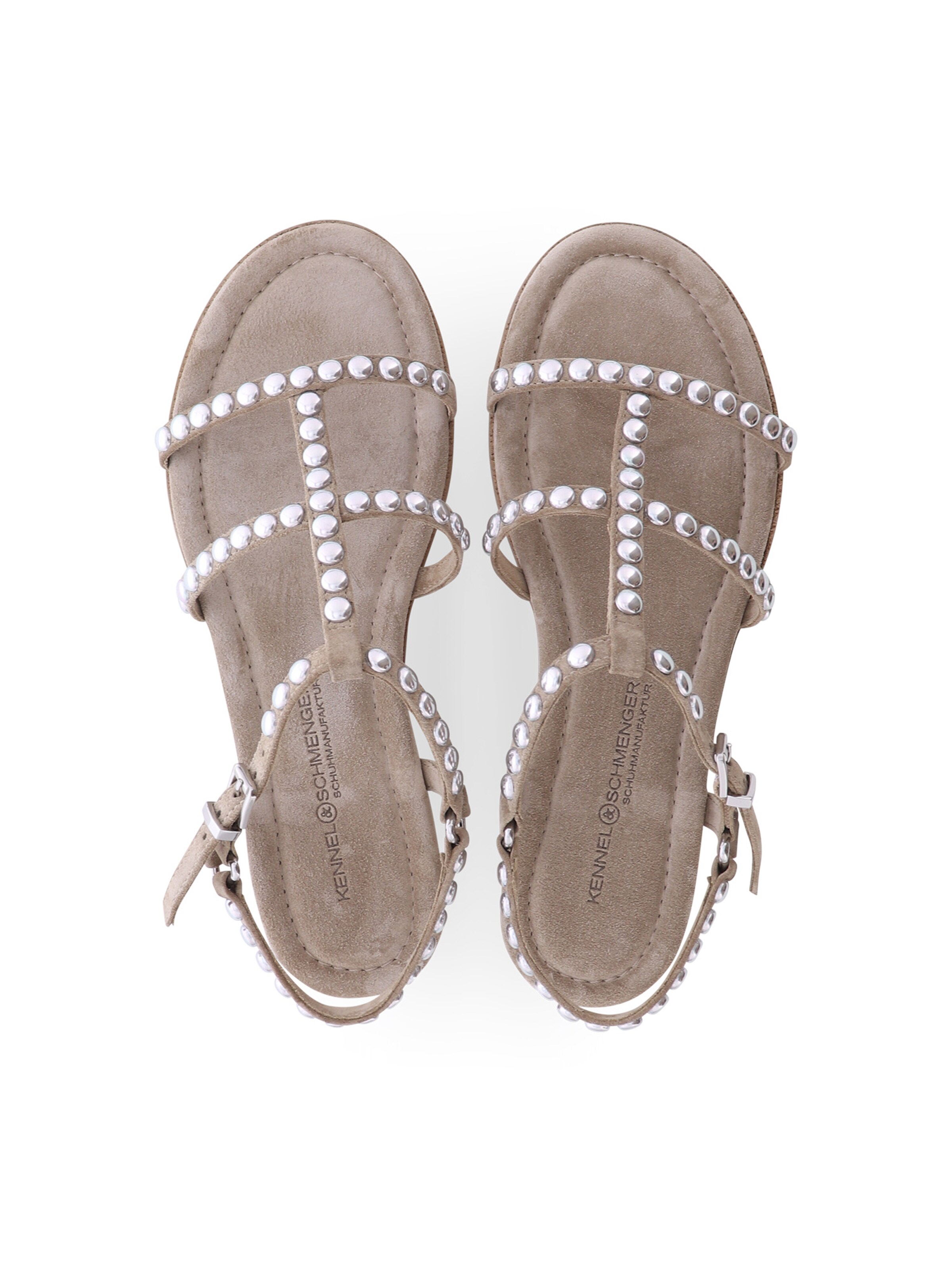 Sandales à lanières 'CARLY' Kennel & Schmenger en marron