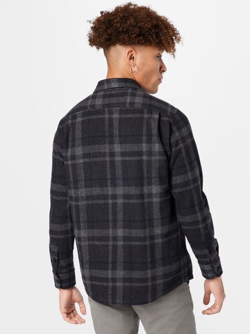 MADS NORGAARD COPENHAGEN Regular fit Button Up Shirt in Grey