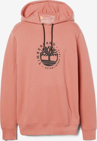 Sweat-shirt TIMBERLAND en rouge : devant