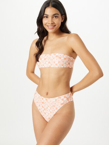 Nasty Gal Bandeau Bikini in Orange: front