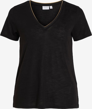 VILA Shirt 'Noel' in Black: front