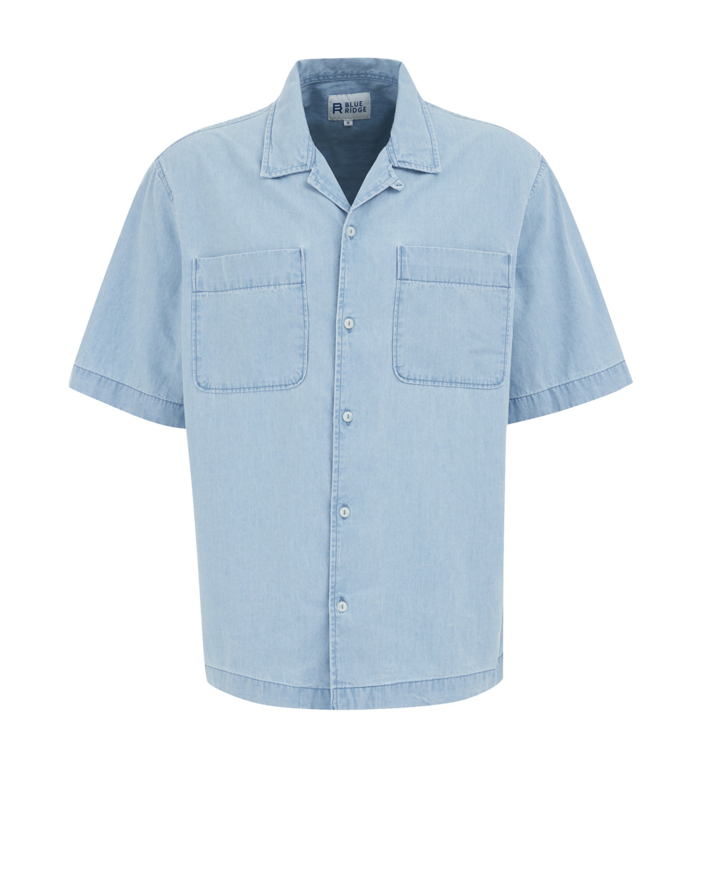 WE Fashion Comfort fit Srajca | modra barva: sprednja stran