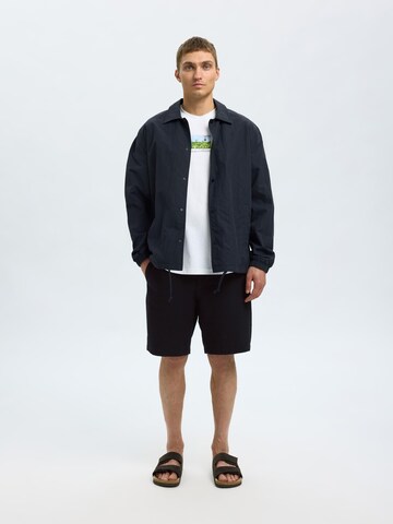 SELECTED HOMME Regular Shorts in Schwarz