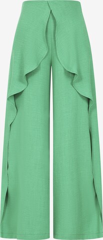 HotSquash Loose fit Pants in Green: front