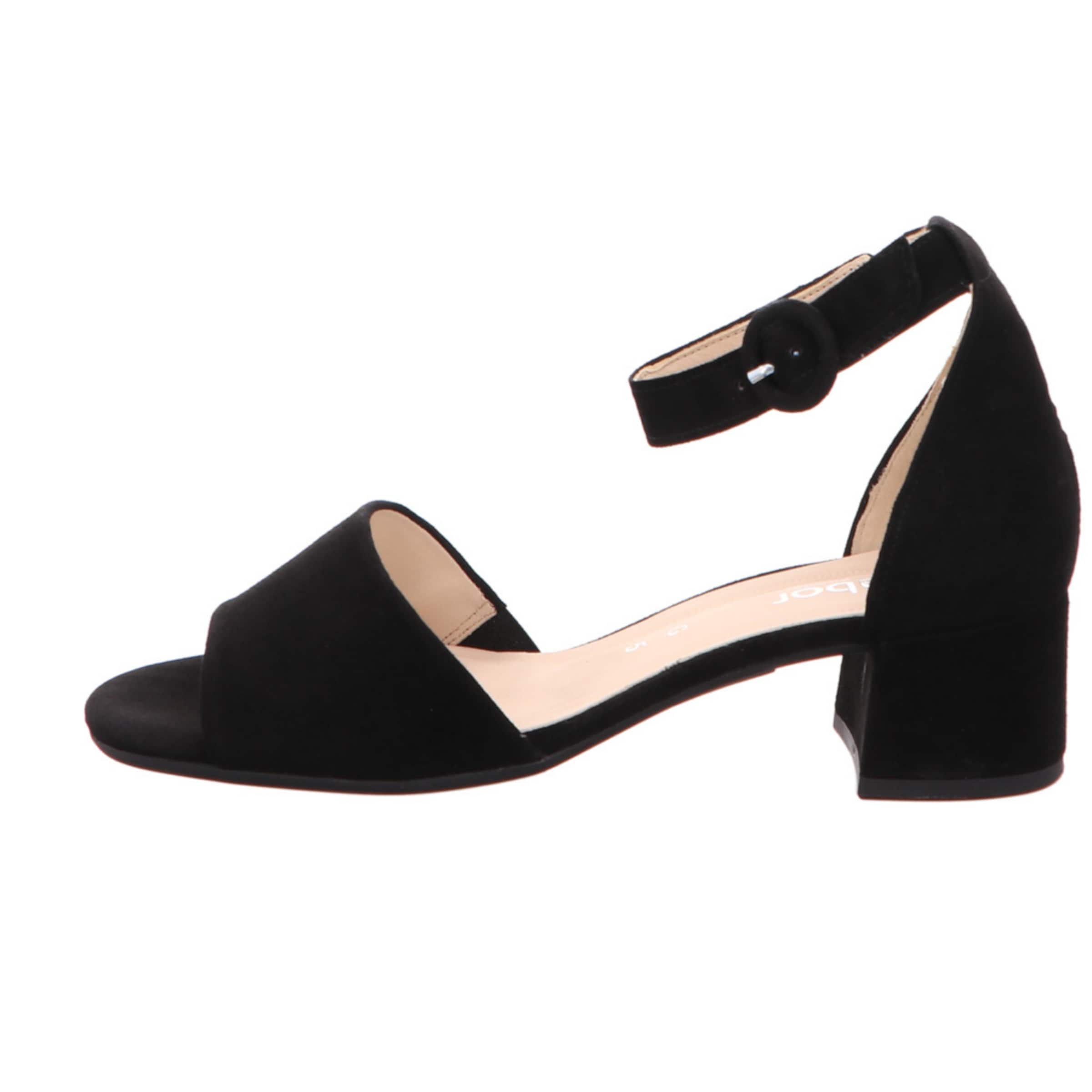 GABOR Sandalen met riem in Zwart