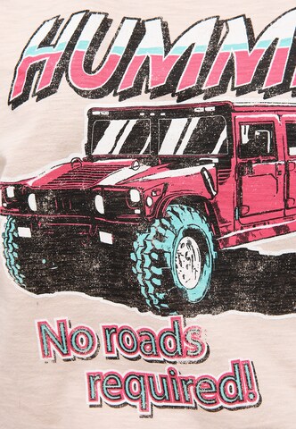 Recovered T-Shirt 'No Roads Required Hummer' in Rot