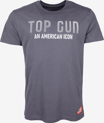 TOP GUN Shirt in Blauw: voorkant