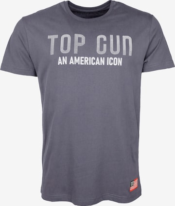 TOP GUN Shirt in Blue: front