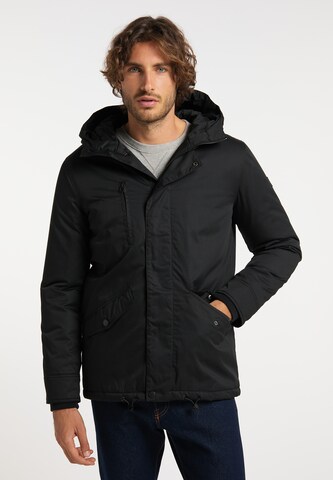 ALEKO Winter Jacket in Black: front