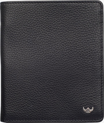 GOLDEN HEAD Wallet 'Capri' in Black: front