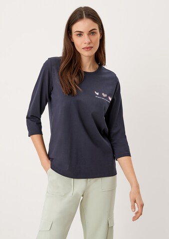 s.Oliver Shirt in Blau: predná strana