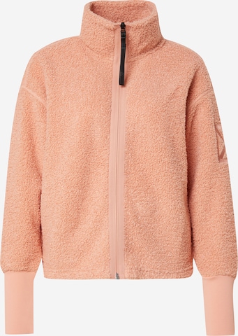 Veste en polaire fonctionnelle 'ALEXA' Didriksons en rose : devant