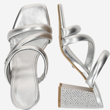 GUESS - Sapato aberto 'GANAE' em prata