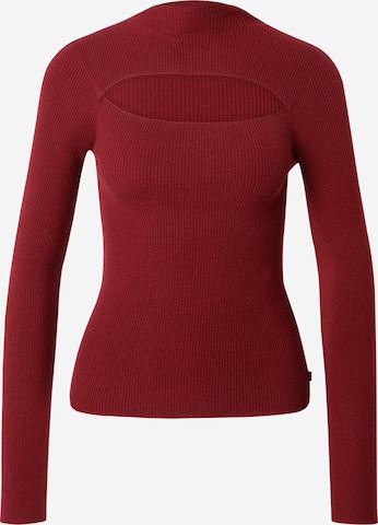 LEVI'S ® Sweater 'Matrix Sweater' in Red: front