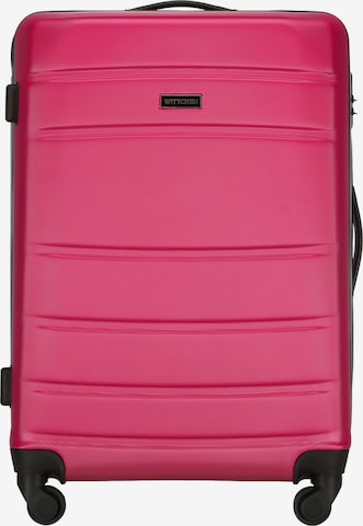 Valise 'Globe line' Wittchen en rose : devant