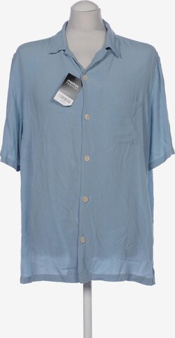 AllSaints Button Up Shirt in M in Blue: front