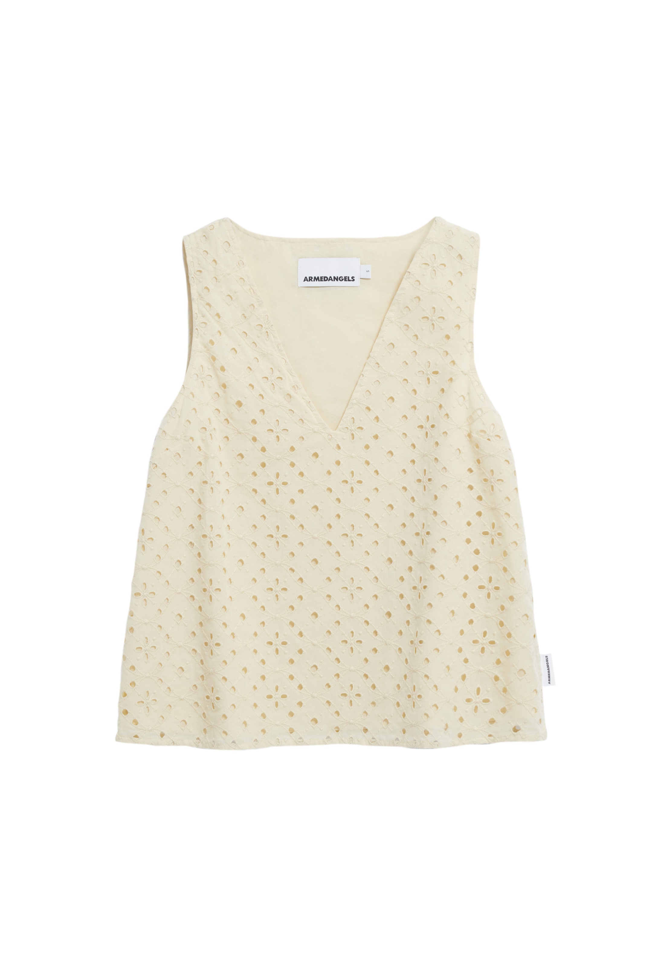 ARMEDANGELS Bluse YALINAA BROIDERY in Gelb: Vorderseite