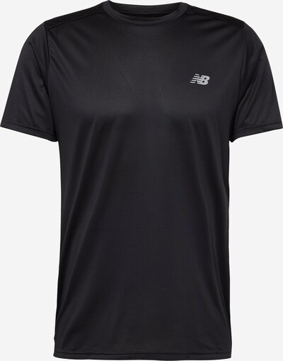 new balance T-Shirt fonctionnel 'Essentials Run' en noir / blanc, Vue avec produit