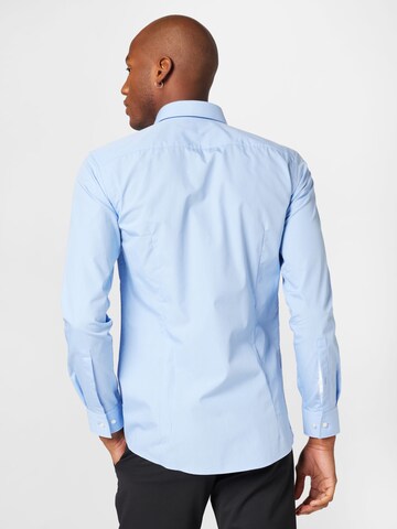 HUGO Red Slim fit Button Up Shirt 'Ekoy' in Blue