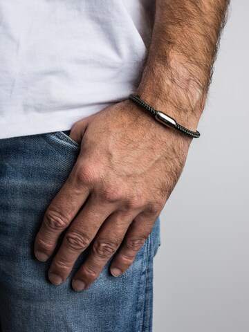Akitsune Bracelet 'Silvus' in Green: front