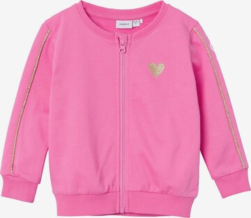 NAME IT Sweatvest in Roze: voorkant