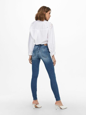 Skinny Jean 'FOREVER' ONLY en bleu